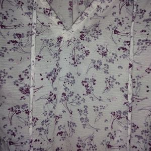 Lightweight floral blouse